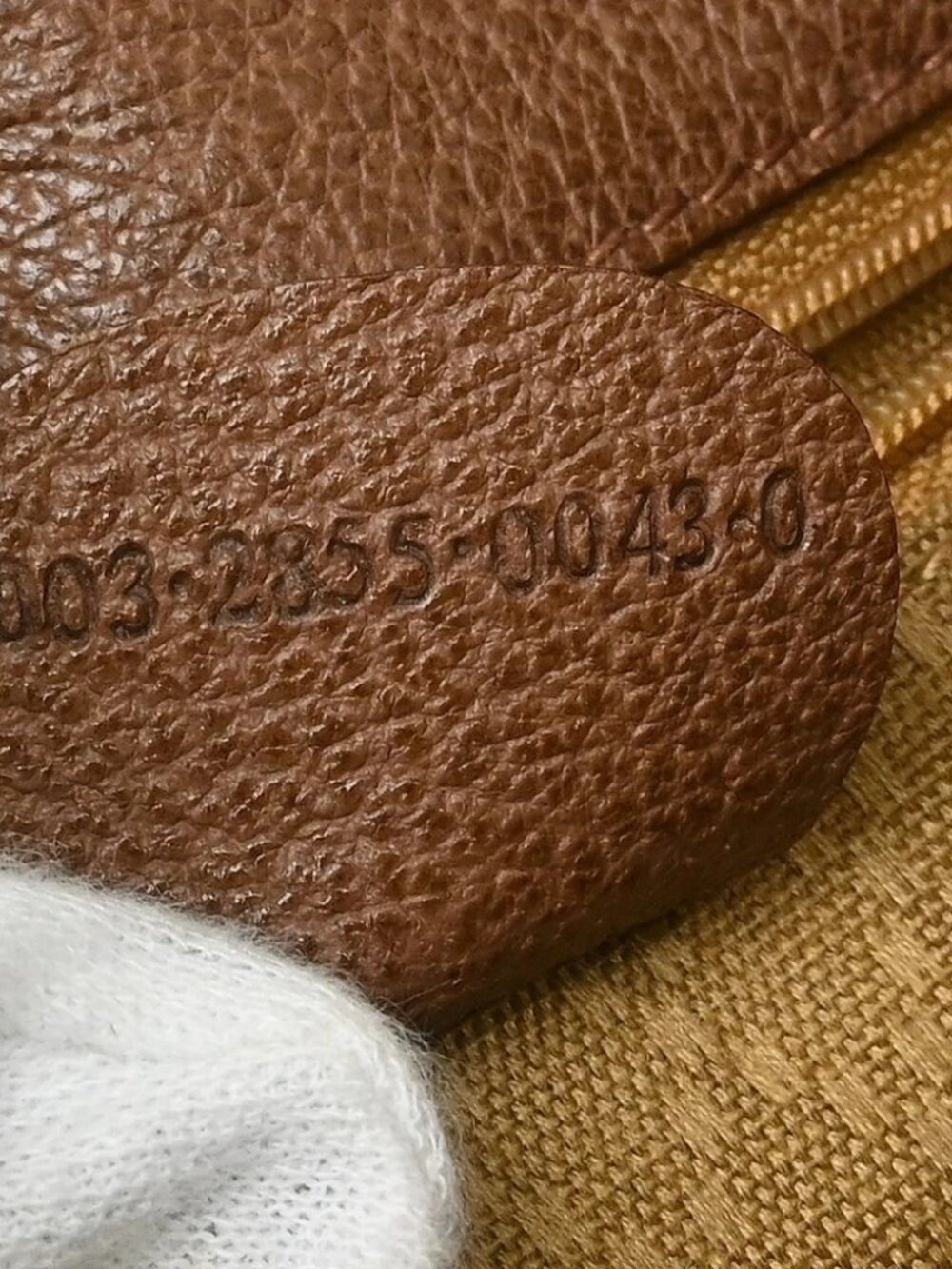 Gucci Brown Suede Bamboo Backpack - Picture 10 of 12